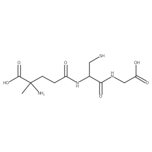 Glycine, N-[N-(4-methyl-I(3)-glutamyl)-L-cysteinyl]- Structure