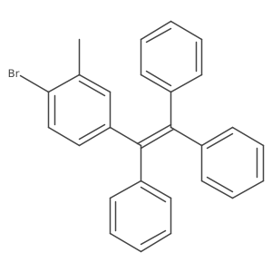 Cc1cc(C(=C(c2ccccc2)c2ccccc2)c2ccccc2)ccc1Br结构式