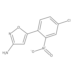 5-(4-Chloro-2-nitrophenyl)isoxazol-3-amine结构式