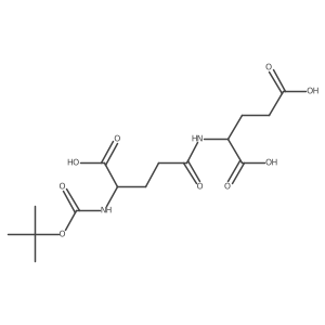 (S)-2-[(S)-4-(Boc-amino)-4-carboxybutanamido]pentanedioic Acid结构式