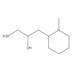 1-Amino-3-(1-methylpiperidin-2-yl)propan-2-ol结构式