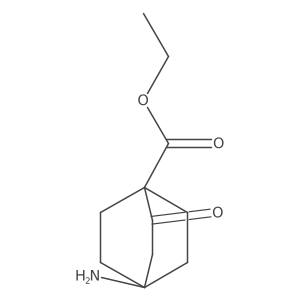 Ethyl 4-amino-2-oxobicyclo[2.2.2]octane-1-carboxylate Structure