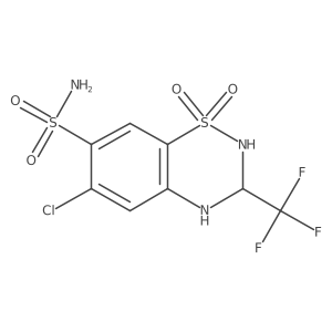 3-CF3 Hydrochlorothiazide Structure