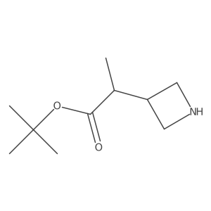 Tert-butyl 2-(azetidin-3-yl)propanoate Structure