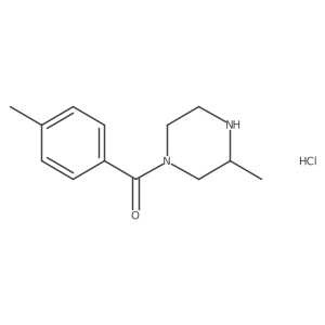 (3-Methylpiperazin-1-yl)(p-tolyl)methanone hydrochloride结构式