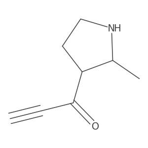 1-(2-Methylpyrrolidin-3-yl)prop-2-yn-1-one Structure