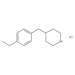 1-[4-(Methylthio)benzyl]piperazine hydrochloride Structure