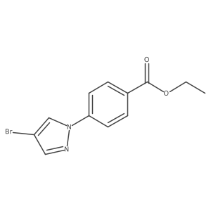 Ethyl 4-(4-bromo-1H-pyrazol-1-yl)benzoate Structure