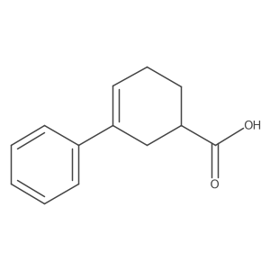 3-Cyclohexene-1-carboxylic acid, 3-phenyl-, (S)-结构式