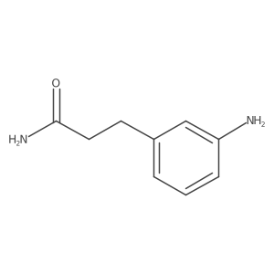 3-(3-Aminophenyl)propanamide Structure