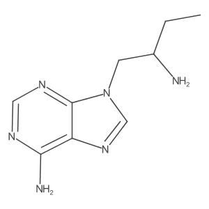 9-(2-Aminobutyl)-9H-purin-6-amine结构式