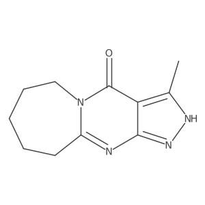 3-Methyl-7,8,9,10-tetrahydro-1H-pyrazolo[3',4':4,5]pyrimido[1,2-a]azepin-4(6H)-one Structure