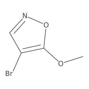 4-Bromo-5-methoxy-1,2-oxazole结构式