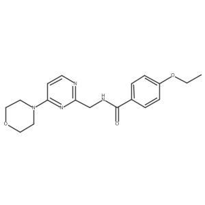 4-ethoxy-N-((4-morpholinopyrimidin-2-yl)methyl)benzamide Structure