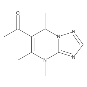 1-{4,5,7-trimethyl-4H,7H-[1,2,4]triazolo[1,5-a]pyrimidin-6-yl}ethan-1-one结构式
