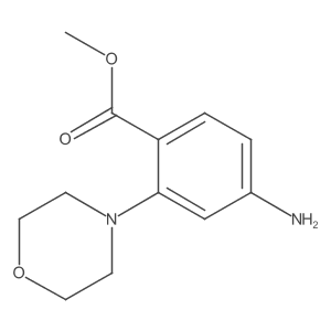 Methyl 4-amino-2-morpholinobenzoate Structure