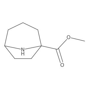 Methyl 8-azabicyclo[3.2.1]octane-1-carboxylate Structure
