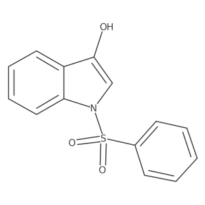 1-(Benzenesulfonyl)-1H-indol-3-ol Structure