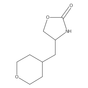 4-(Tetrahydropyran-4-ylmethyl)-oxazolidin-2-one Structure