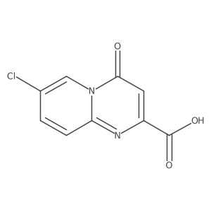 7-Chloro-4-oxo-4H-pyrido[1,2-A]pyrimidine-2-carboxylic acid Structure
