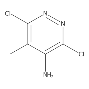 3,6-Dichloro-5-methylpyridazin-4-amine Structure