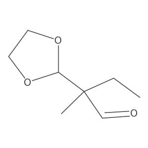I+/--Ethyl-I+/--methyl-1,3-dioxolane-2-acetaldehyde Structure