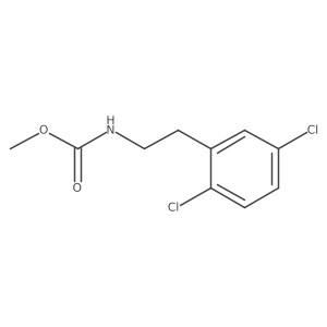 Methyl 2,5-dichlorophenethylcarbamate结构式