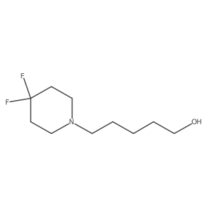5-(4,4-Difluoro-piperidin-1-yl)-pentan-1-ol Structure