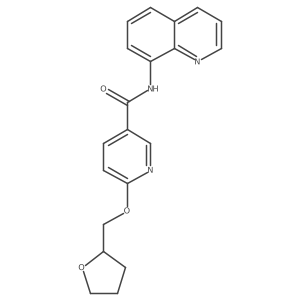 N-(quinolin-8-yl)-6-((tetrahydrofuran-2-yl)methoxy)nicotinamide Structure