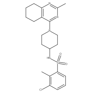 3-chloro-2-methyl-N-(1-(2-methyl-5,6,7,8-tetrahydroquinazolin-4-yl)piperidin-4-yl)benzenesulfonamide Structure