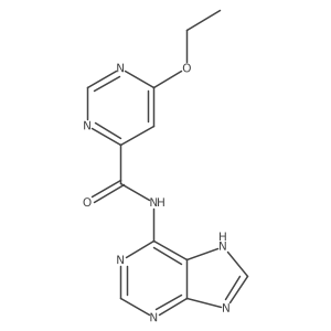 6-ethoxy-N-(9H-purin-6-yl)pyrimidine-4-carboxamide Structure