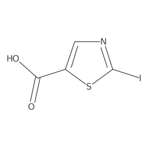 2-Iodothiazole-5-carboxylic acid结构式