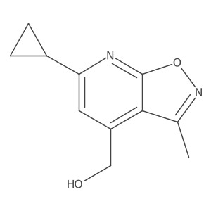 (6-Cyclopropyl-3-methylisoxazolo[5,4-b]pyridin-4-yl)methanol Structure
