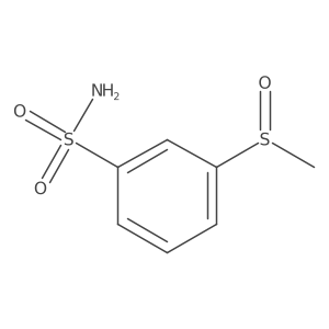3-Methylsulfinyl-benzenesulfonamide结构式