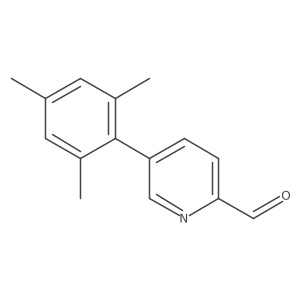 5-(2,4,6-Trimethylphenyl)pyridine-2-carbaldehyde Structure