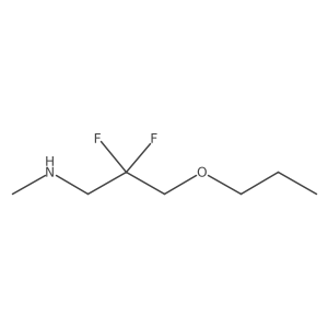(2,2-Difluoro-3-propoxypropyl)(methyl)amine Structure