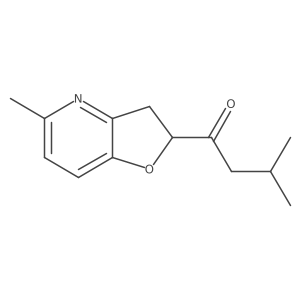 3-methyl-1-{5-methyl-2H,3H-furo[3,2-b]pyridin-2-yl}butan-1-one结构式