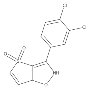 3-(3,4-dichlorophenyl)-2H,6aH-4lambda6-thieno[2,3-d][1,2]oxazole-4,4-dione Structure
