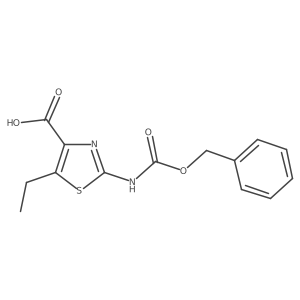 2-{[(Benzyloxy)carbonyl]amino}-5-ethyl-1,3-thiazole-4-carboxylic acid结构式