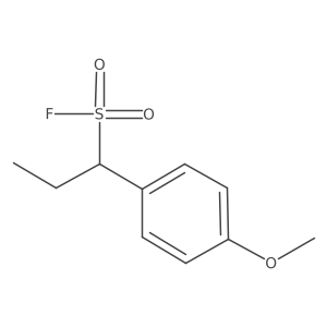 1-(4-Methoxyphenyl)propane-1-sulfonyl fluoride结构式