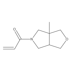 1-{3a-methyl-hexahydro-1H-furo[3,4-c]pyrrol-5-yl}prop-2-en-1-one Structure