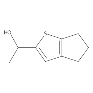 (1R)-1-{4H,5H,6H-cyclopenta[b]thiophen-2-yl}ethan-1-ol结构式