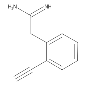2-(2-Ethynylphenyl)ethanimidamide Structure