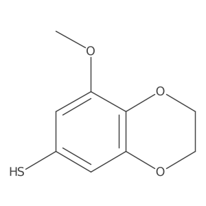 8-Methoxy-2,3-dihydro-1,4-benzodioxine-6-thiol Structure