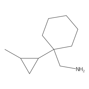 [1-(2-Methylcyclopropyl)cyclohexyl]methanamine结构式