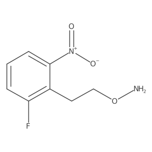 O-[2-(2-fluoro-6-nitrophenyl)ethyl]hydroxylamine Structure