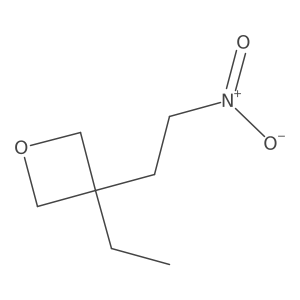 3-Ethyl-3-(2-nitroethyl)oxetane结构式