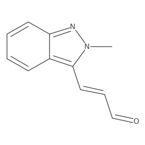 3-(2-methyl-2H-indazol-3-yl)prop-2-enal Structure