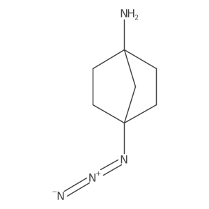 4-Azidobicyclo[2.2.1]heptan-1-amine结构式