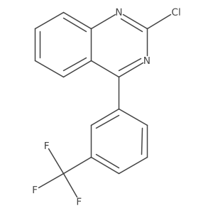2-Chloro-4-[3-(trifluoromethyl)phenyl]quinazoline结构式